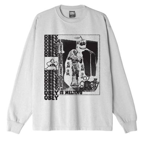 Obey Ανδρική μακρυμάνικη μπλούζα Is Melting Heavyweight LS T-Shirt